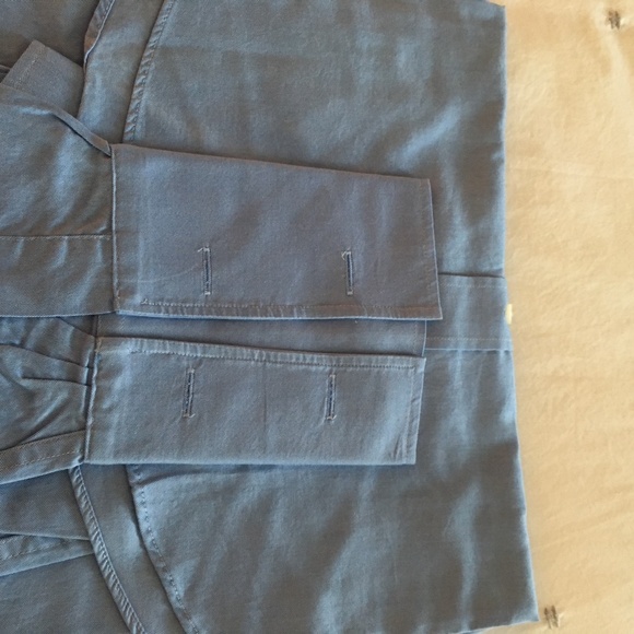 Mens Blue Dress Shirt - Picture 5 of 6